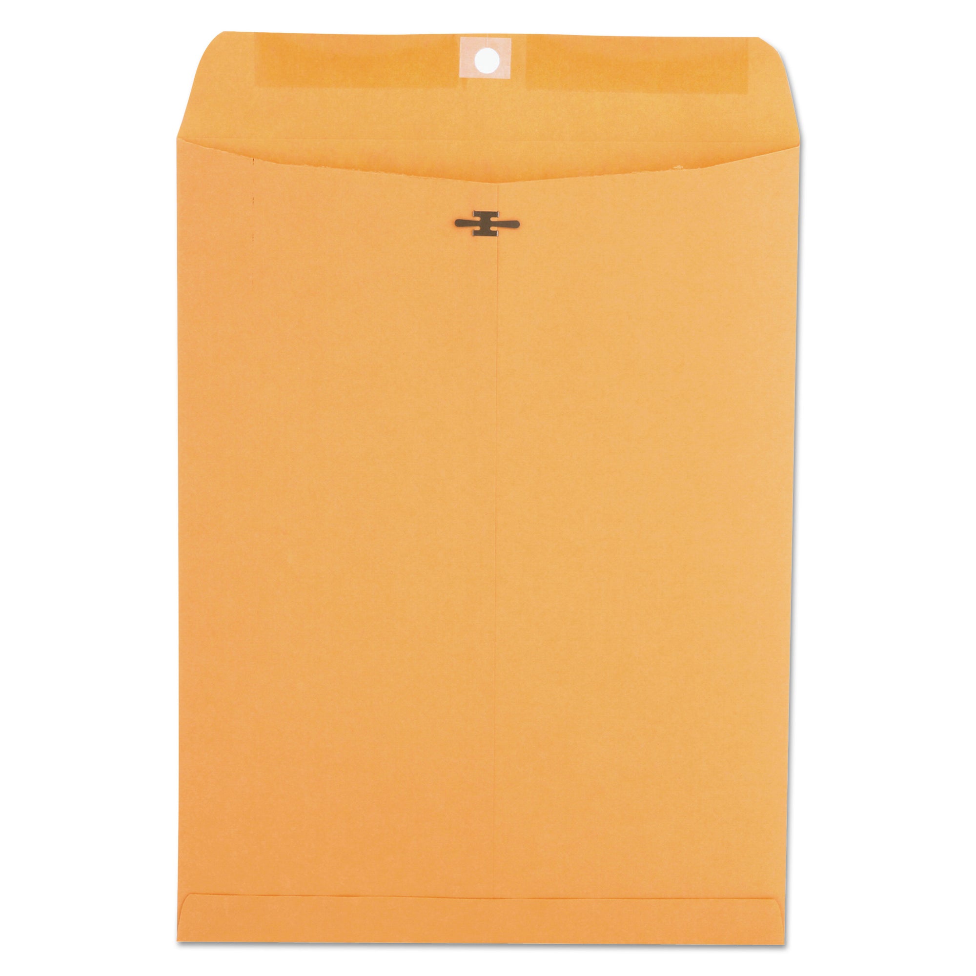 Kraft Clasp Envelope, #93, Square Flap, Clasp/Gummed Closure, 9.5 x 12.5, Brown Kraft, 100/Box - 
