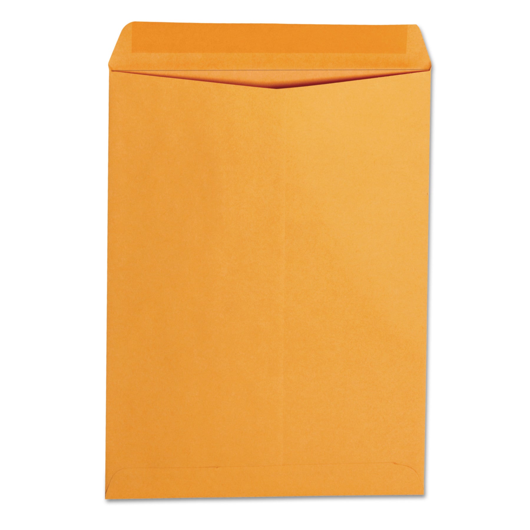 Catalog Envelope, 24 lb Bond Weight Paper, #10 1/2, Square Flap, Gummed Closure, 9 x 12, Brown Kraft, 250/Box - 