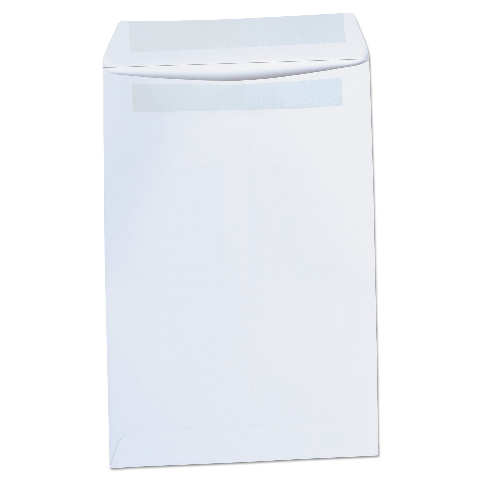 Self-Stick Open End Catalog Envelope, #1, Square Flap, Self-Adhesive Closure, 6 x 9, White, 100/Box - 