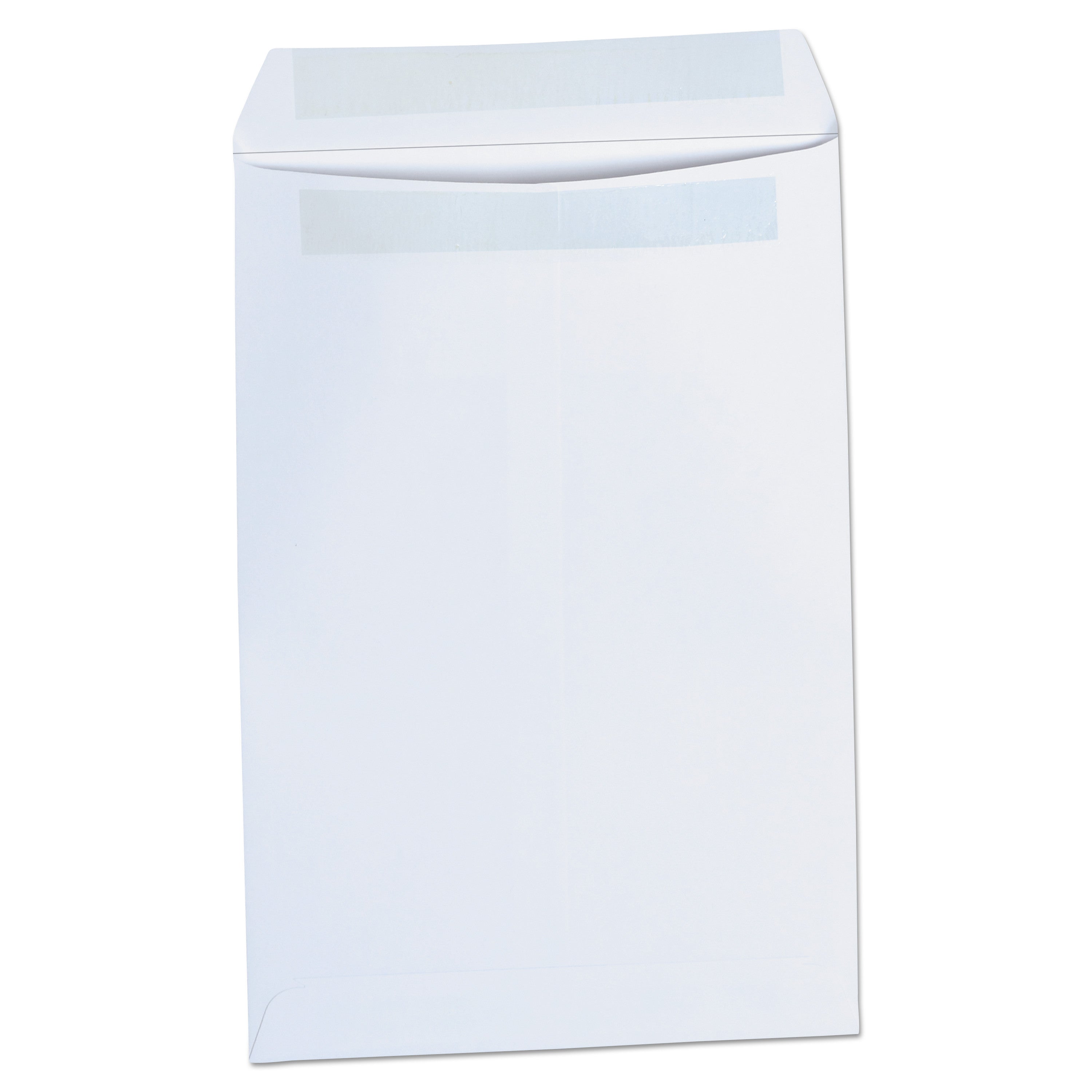 Self-Stick Open End Catalog Envelope, #1, Square Flap, Self-Adhesive Closure, 6 x 9, White, 100/Box - 