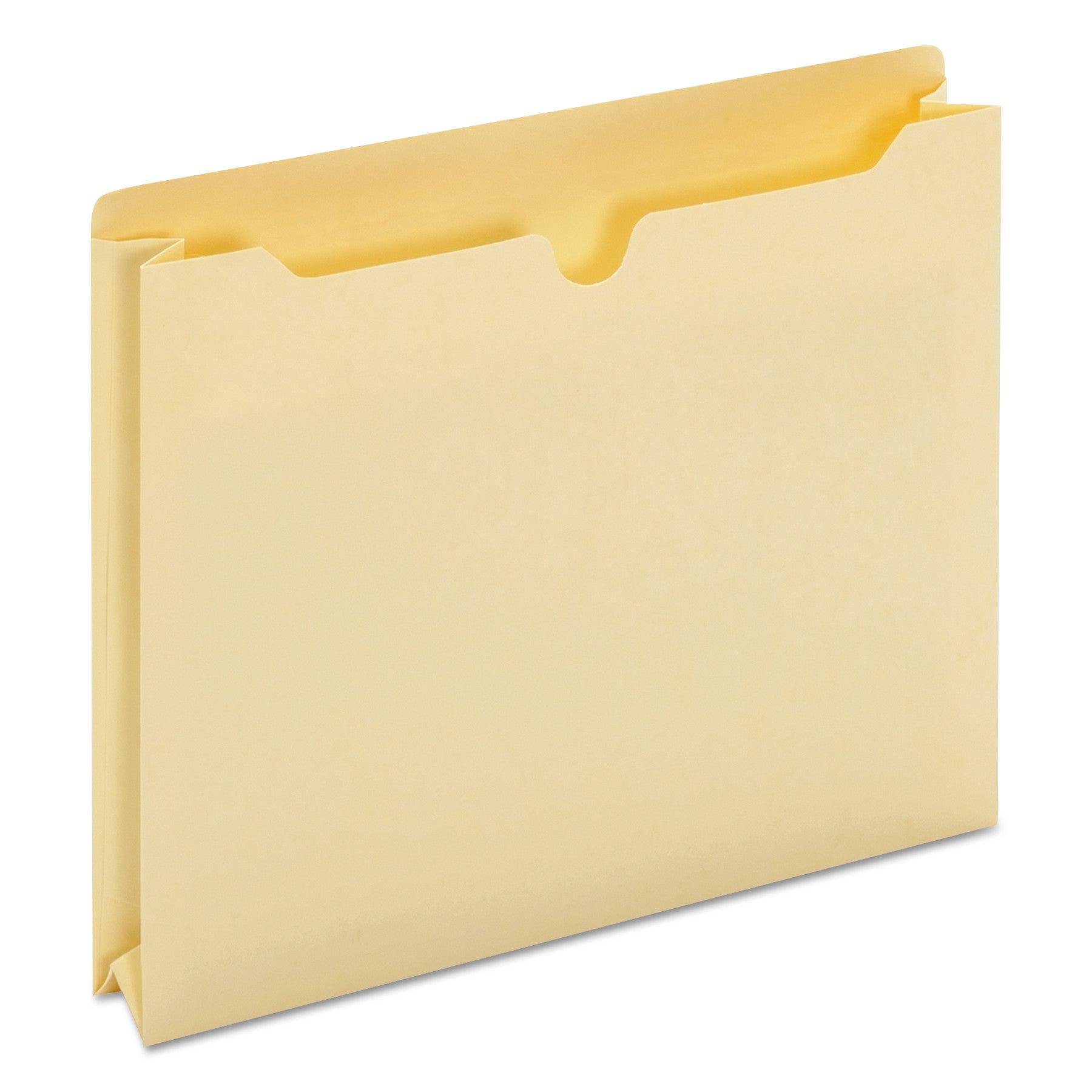 Economical Manila File Jackets, Straight Tab, Letter Size, Manila, 50/Box - 