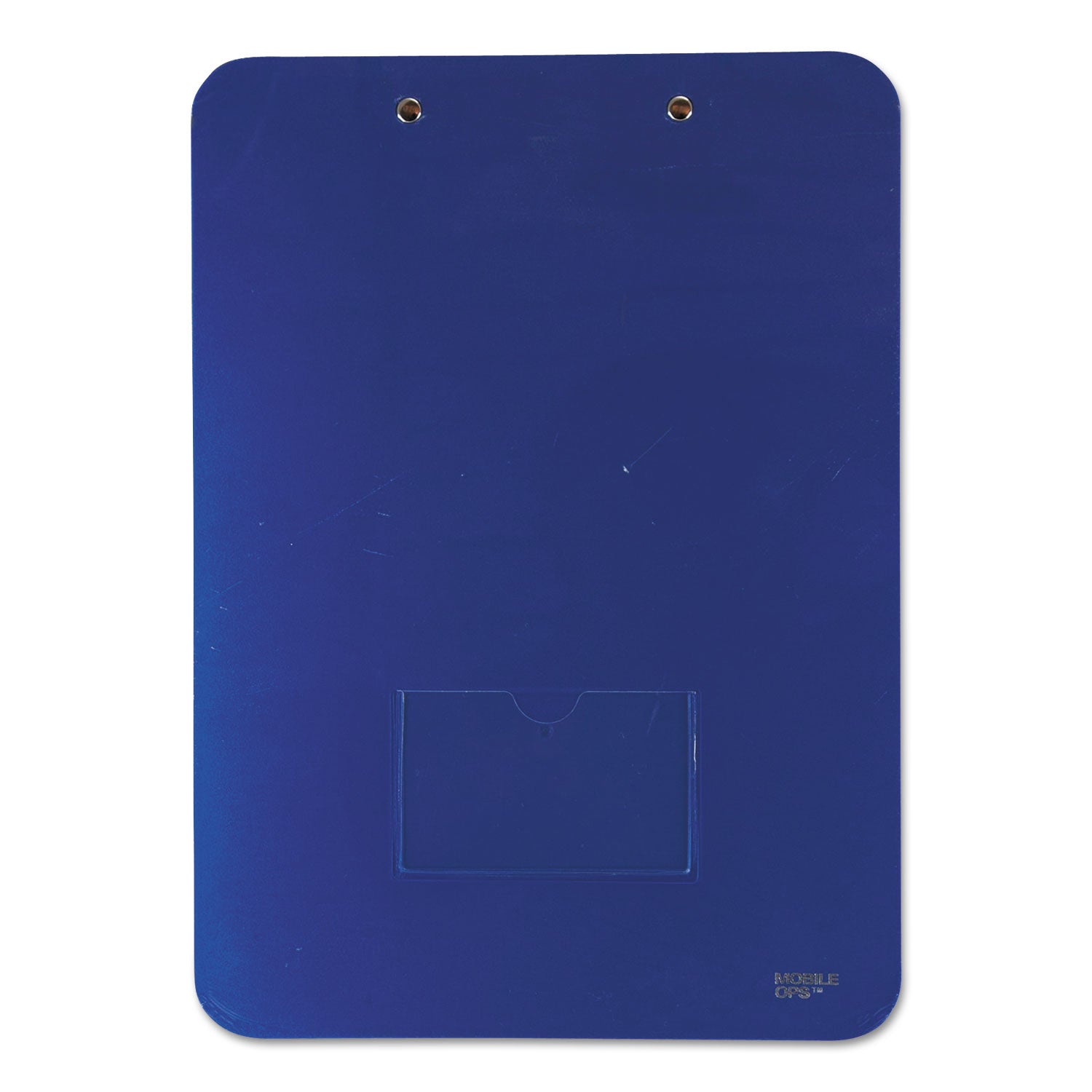 Unbreakable Recycled Clipboard, 0.25" Clip Capacity, Holds 8.5 x 11 Sheets, Blue - 