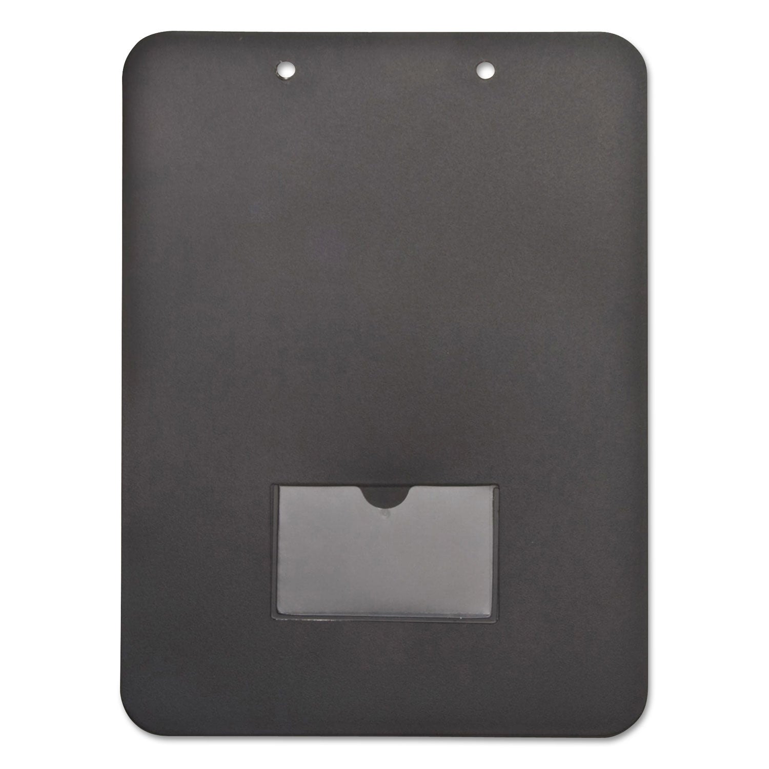 Unbreakable Recycled Clipboard, 0.5" Clip Capacity, Holds 8.5 x 11 Sheets, Black - 