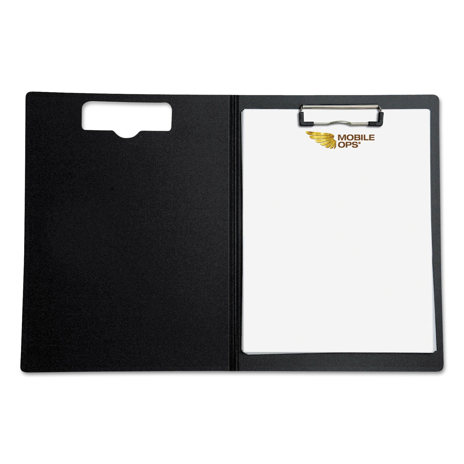 Portfolio Clipboard with Low-Profile Clip, Portrait Orientation, 0.5" Clip Capacity, Holds 8.5 x 11 Sheets, Red - 