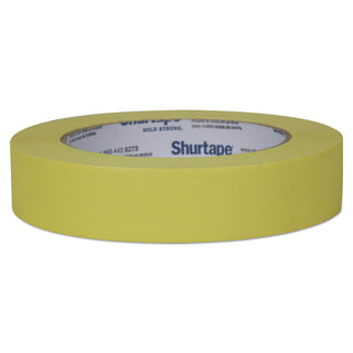 Color Masking Tape, 3" Core, 0.94" x 60 yds, Yellow - 
