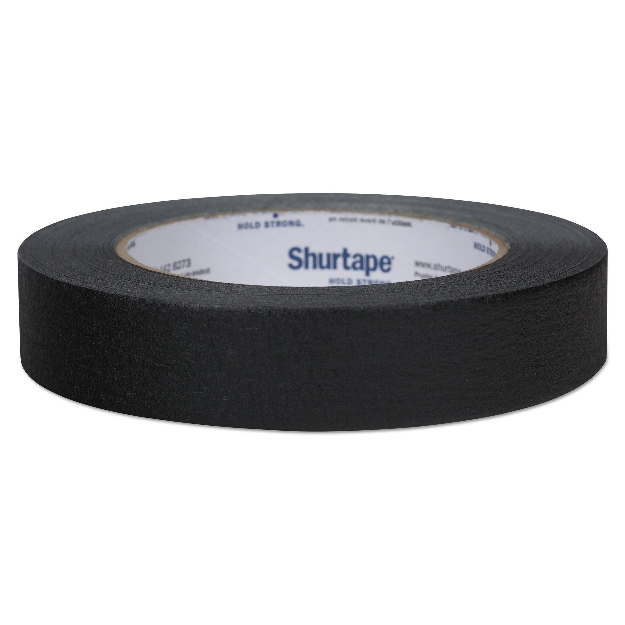 Color Masking Tape, 3" Core, 0.94" x 60 yds, Black - 