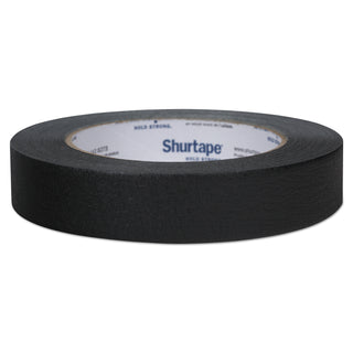 Color Masking Tape, 3" Core, 0.94" x 60 yds, Black - 