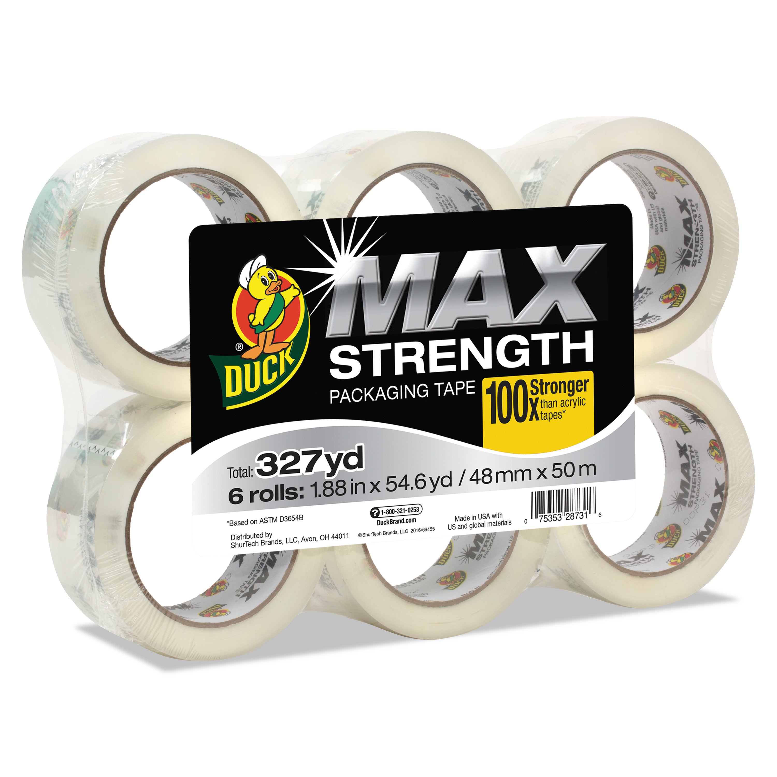 max-packaging-tape-3-core-188-x-546-yds-crystal-clear-6-pack_duc241513 - 1