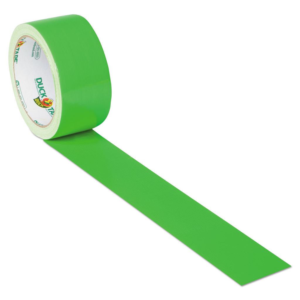 Colored Duct Tape, 3" Core, 1.88" x 15 yds, Neon Green