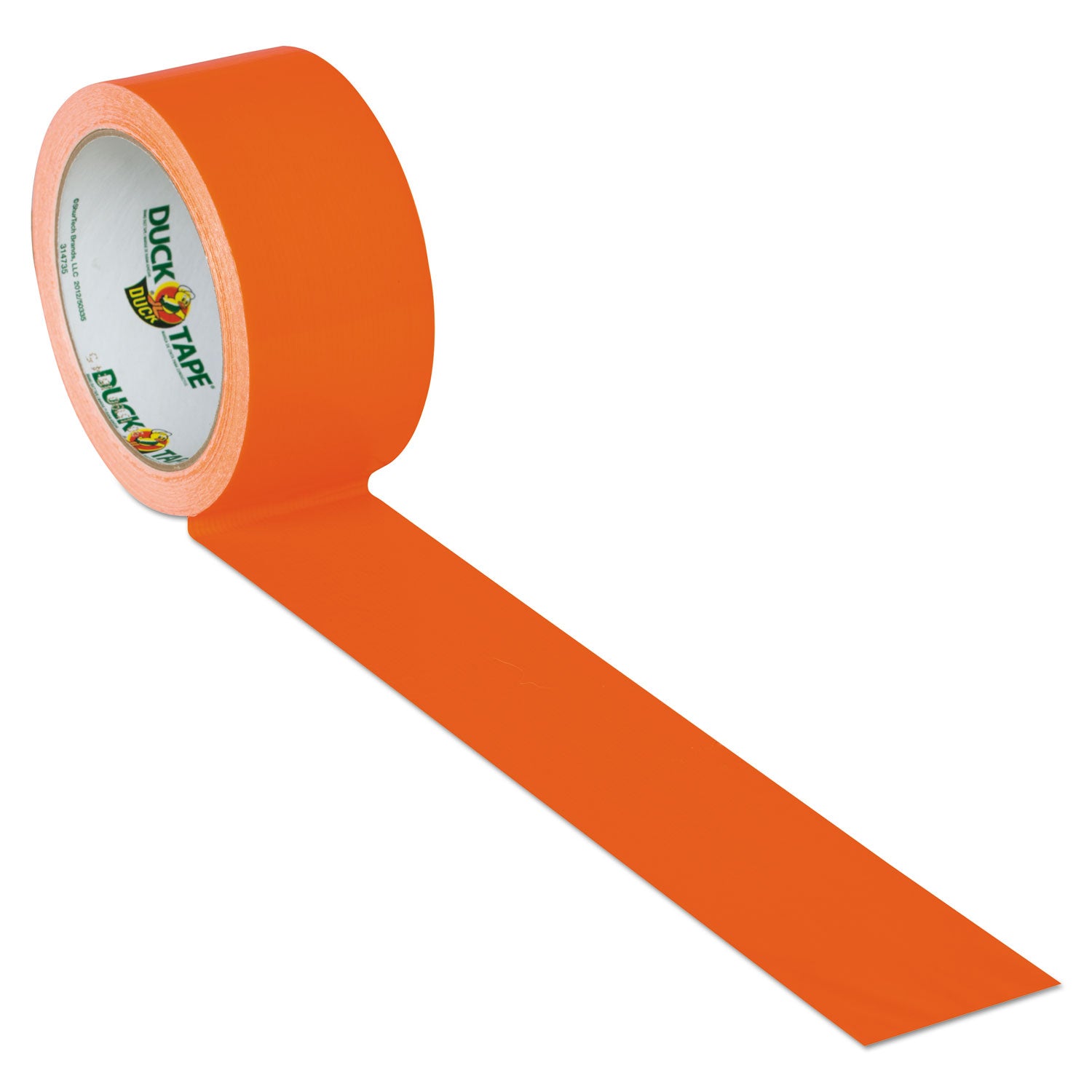 Colored Duct Tape, 3" Core, 1.88" x 15 yds, Neon Orange