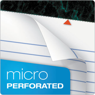 Docket Ruled Perforated Pads, Narrow Rule, 50 White 5 x 8 Sheets, 12/Pack
