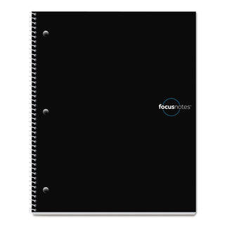 FocusNotes Notebook, 1-Subject, Lecture/Cornell Rule, Blue Cover, (100) 11 x 9 Sheets
