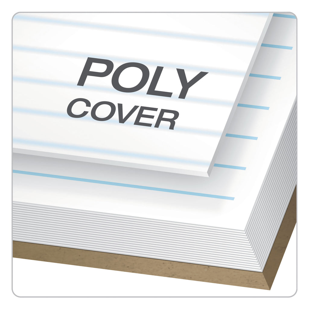 Docket Gold Steno Pads, Gregg Rule, Frosted White Cover, 100 White (Heavyweight 20 lb Bond) 6 x 9 Sheets