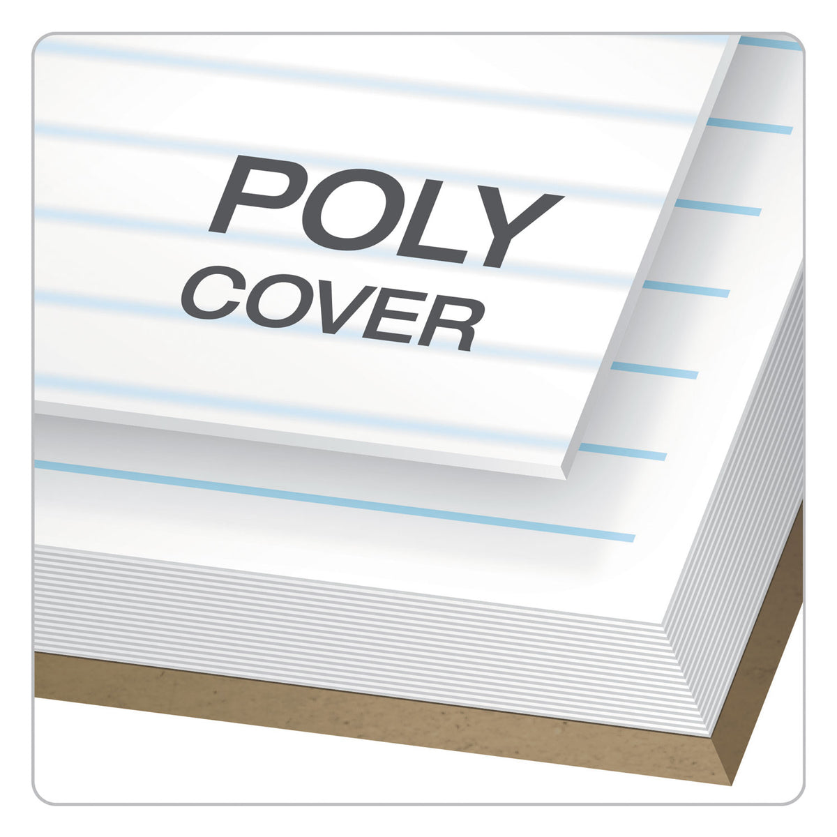 Docket Gold Steno Pads, Gregg Rule, Frosted White Cover, 100 White (Heavyweight 20 lb Bond) 6 x 9 Sheets