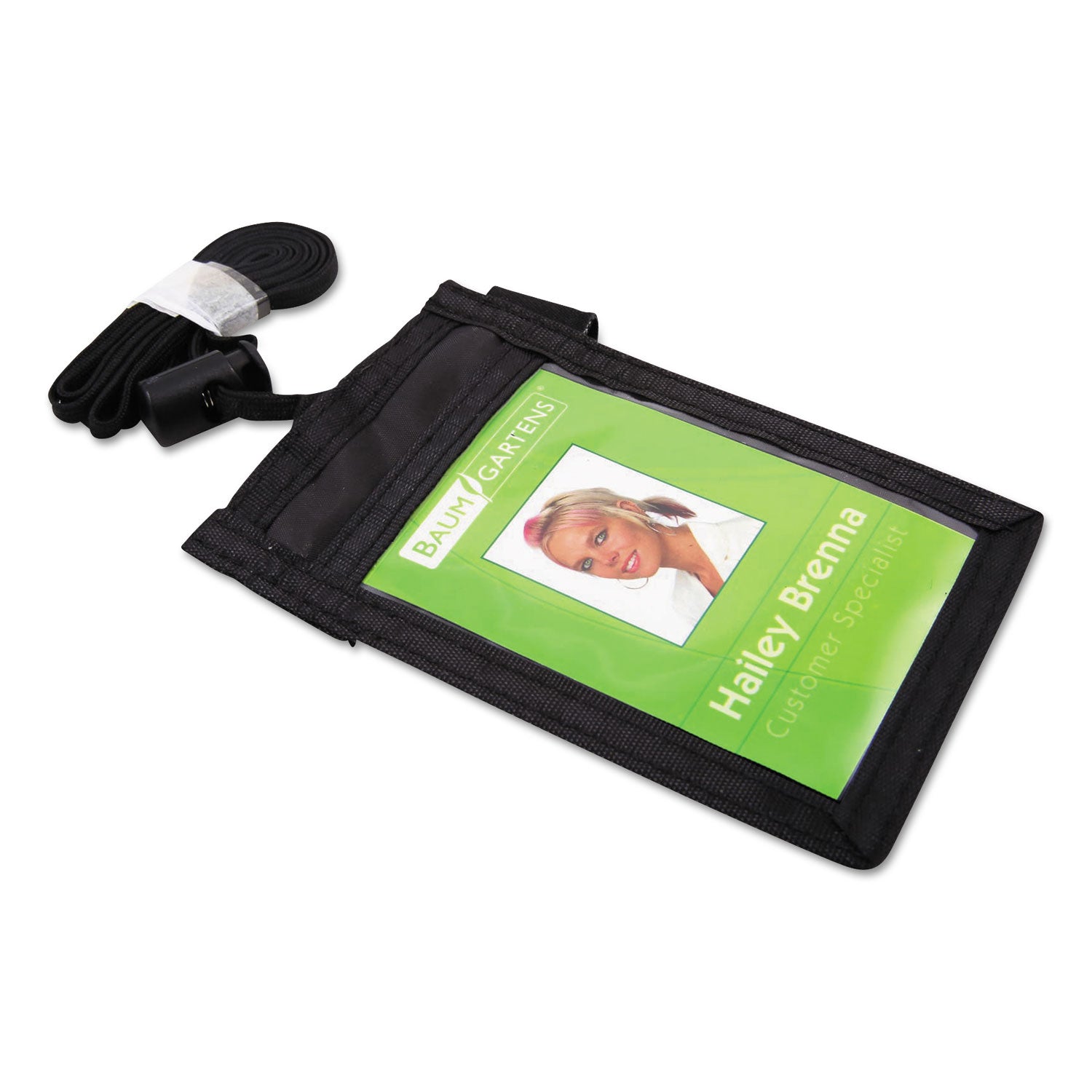 Sicurix ID Neck Pouch, Vertical, 3 x 4 3/4, Black