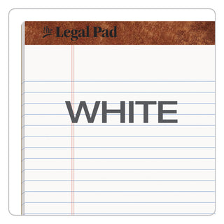 The Legal Pad" Ruled Perforated Pads, Wide/Legal Rule, 50 White 8.5 x 11.75 Sheets