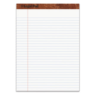 The Legal Pad" Ruled Perforated Pads, Wide/Legal Rule, 50 White 8.5 x 11.75 Sheets