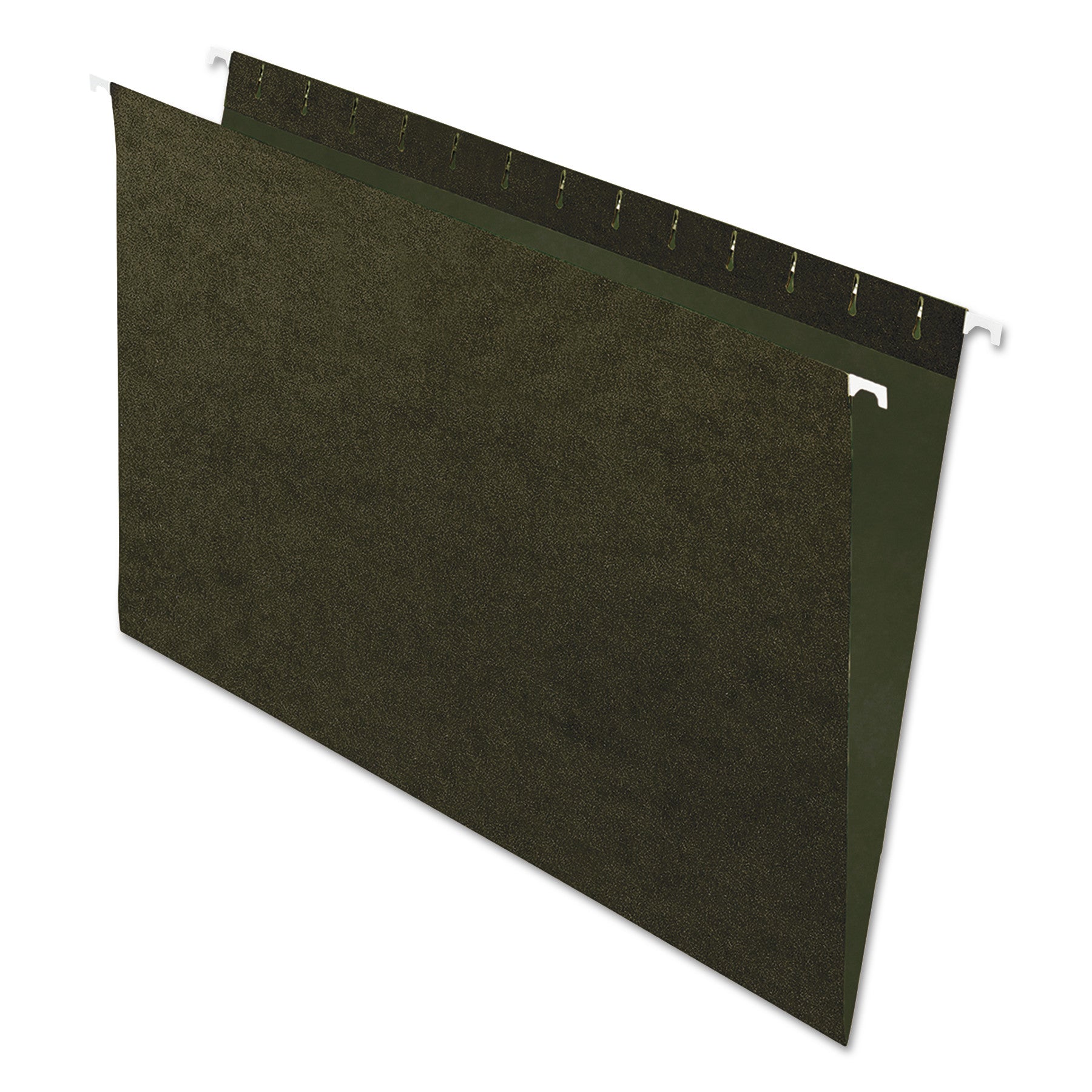 Standard Green Hanging Folders, Legal Size, Straight Tabs, Standard Green, 25/Box - 