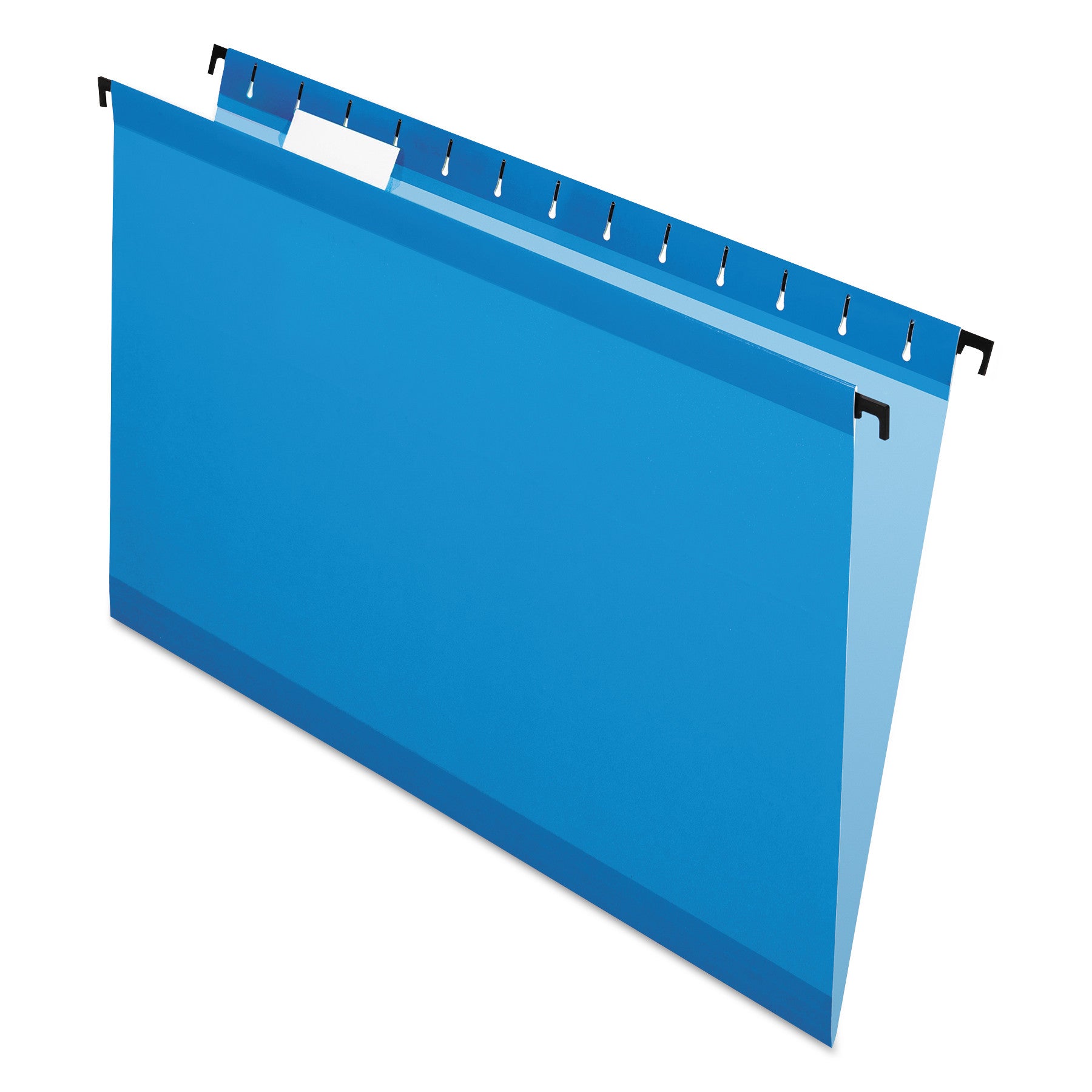 SureHook Hanging Folders, Legal Size, 1/5-Cut Tabs, Blue, 20/Box - 