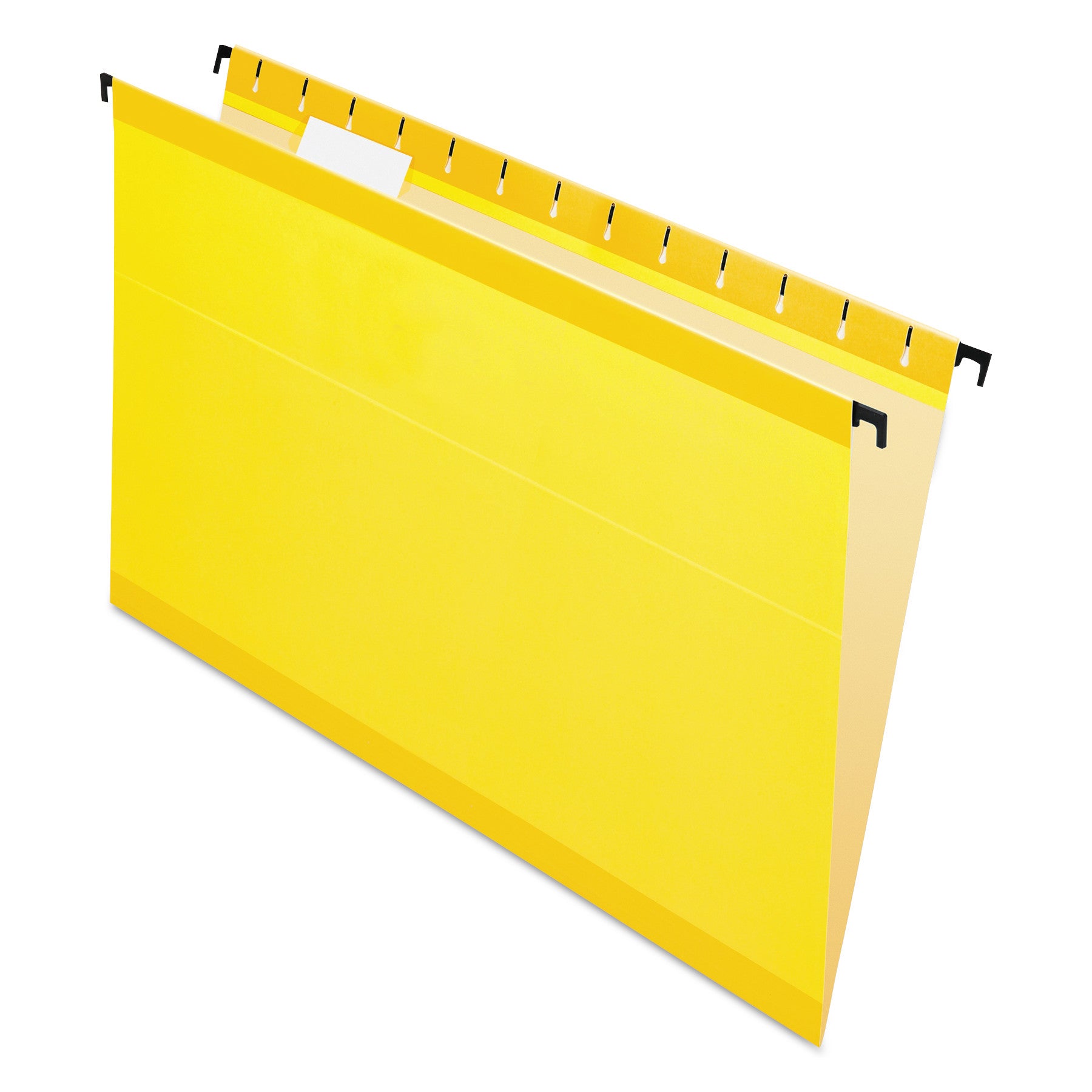 SureHook Hanging Folders, Legal Size, 1/5-Cut Tabs, Yellow, 20/Box - 