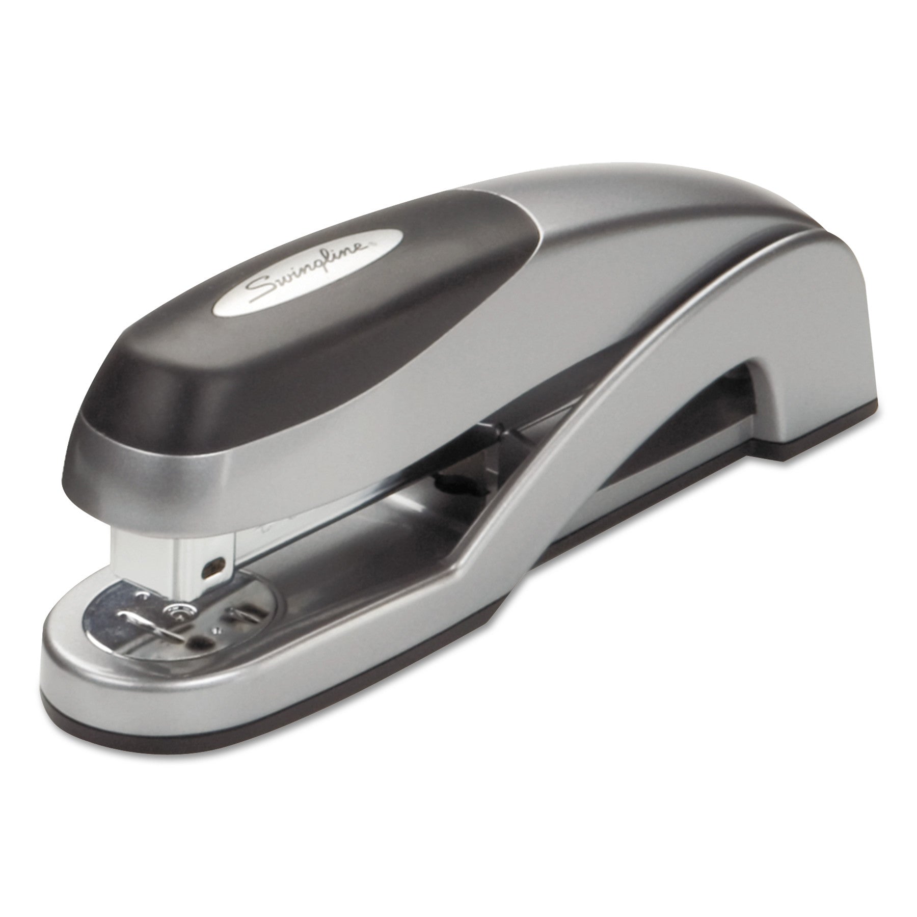 Optima Full Strip Desk Stapler, 25-Sheet Capacity, Silver - 