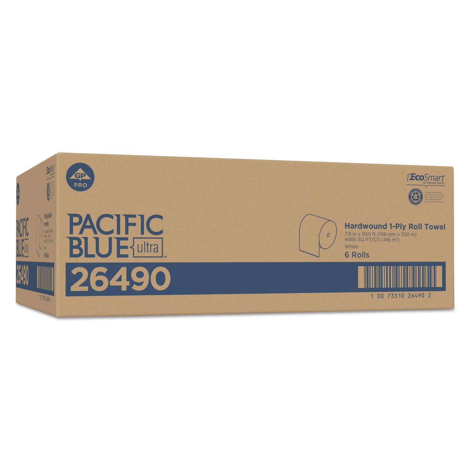 pacific-blue-ultra-paper-towels-1-ply-787-x-1150-ft-white-6-rolls-carton_gpc26490 - 3