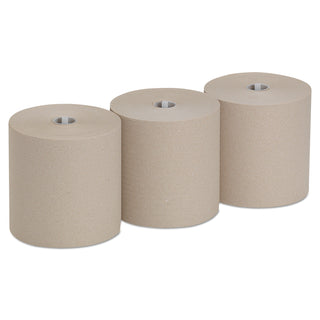 Pacific Blue Ultra High-Capacity Recycled Paper Towel Rolls - 7.87" x 1150 ft - Brown - Paper - Flexible, Chlorine-free - 3 Rolls Per Container - 3 / Carton
