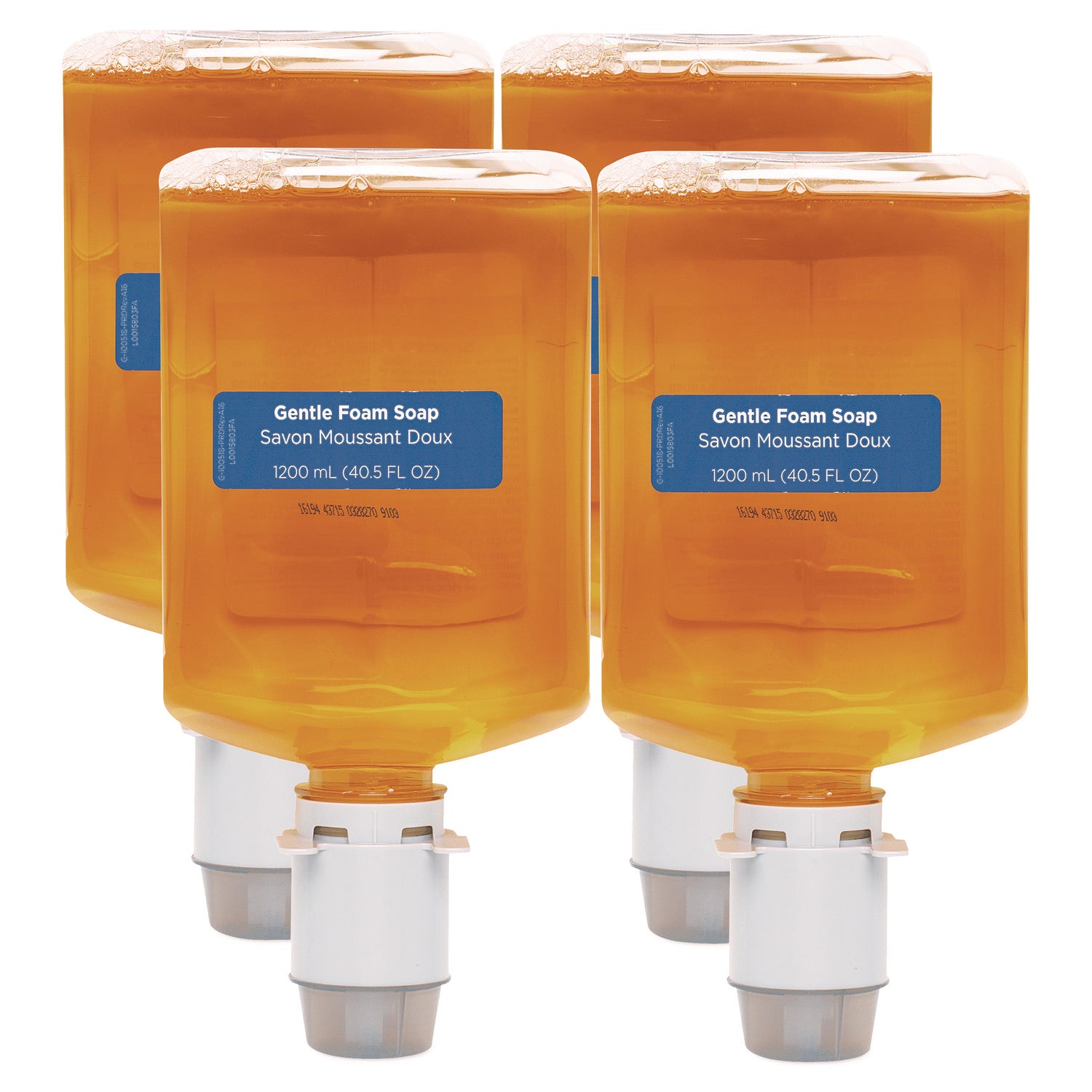 Pacific Blue Ultra Foam Soap Manual Dispenser Refill, Pacific Citrus, 1,200 mL, 4/Carton