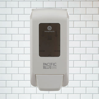 Pacific Blue Ultra Soap/Sanitizer Dispenser, 1,200 mL, White