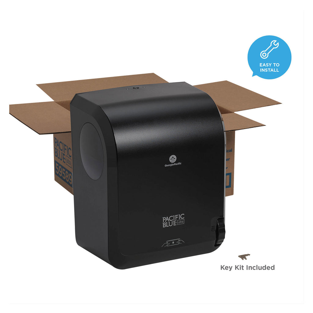 Pacific Blue Ultra Paper Towel Dispenser, Mechanical, 12.9 x 9 x 16.8, Black