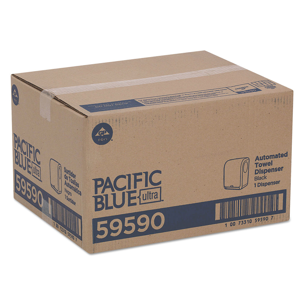 Pacific Blue Ultra Paper Towel Dispenser, Automated, 12.9 x 9 x 16.8, Black
