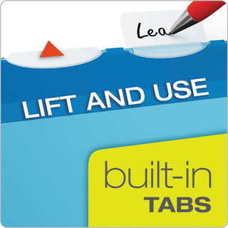Ready-Tab Extra Capacity Reinforced Colored Hanging Folders, Legal Size, 1/6-Cut Tabs, Assorted Colors, 20/Box