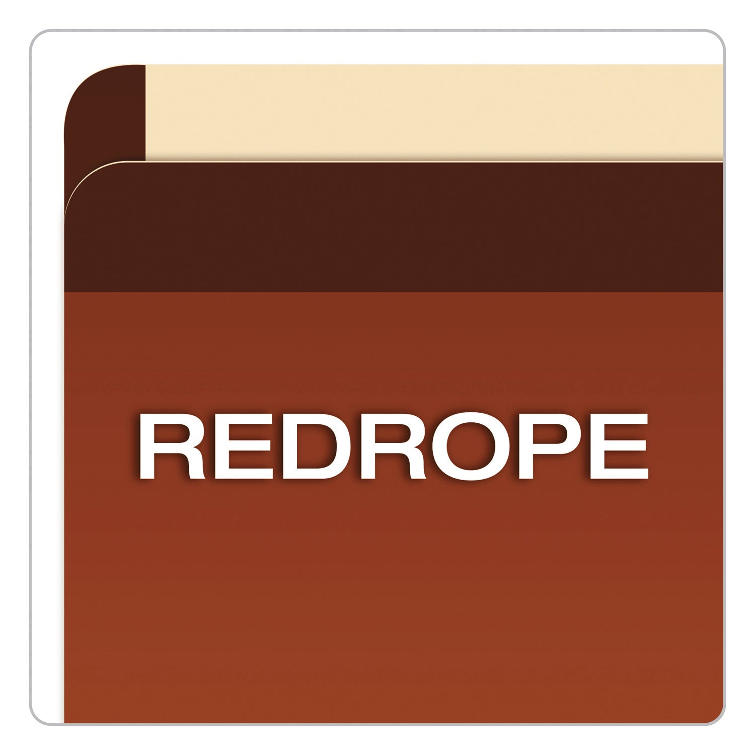 Premium Reinforced Expanding File Pockets, 3.5" Expansion, Letter Size, Red Fiber, 10/Box
