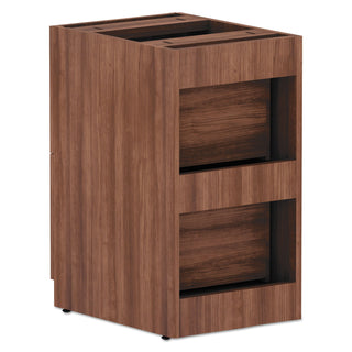 Alera Valencia Series Full Pedestal File, Left/Right, 2 Legal/Letter-Size File Drawers, Modern Walnut, 15.63" x 20.5" x 28.5