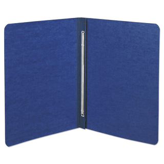 PRESSTEX Report Cover with Tyvek Reinforced Hinge, Side Bound, Two-Piece Prong Fastener, 3" Capacity, 8.5 x 11, Dark Blue