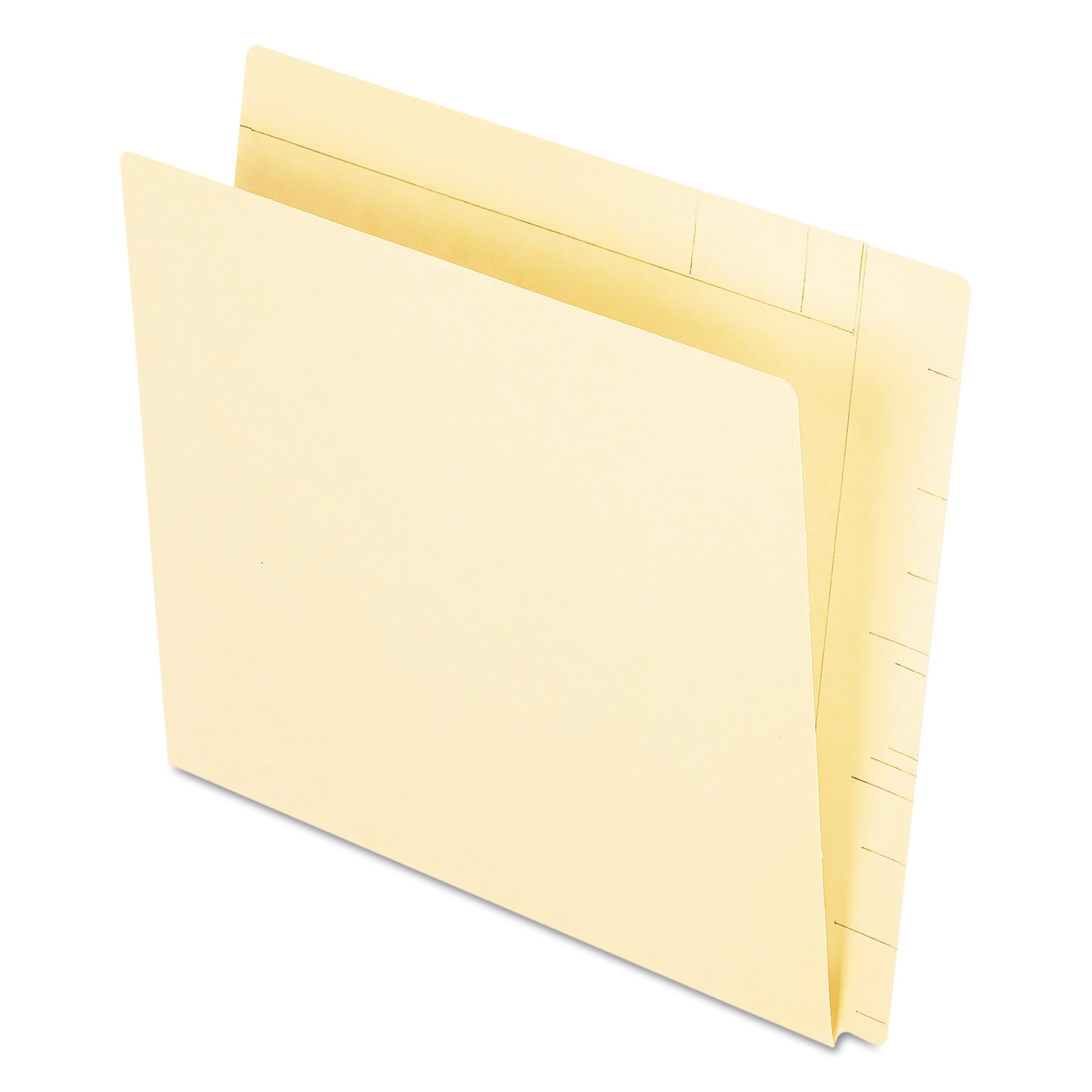 Manila Conversion Folders, Straight Tabs, Letter Size, 0.75" Expansion, Manila, 100/Box - 