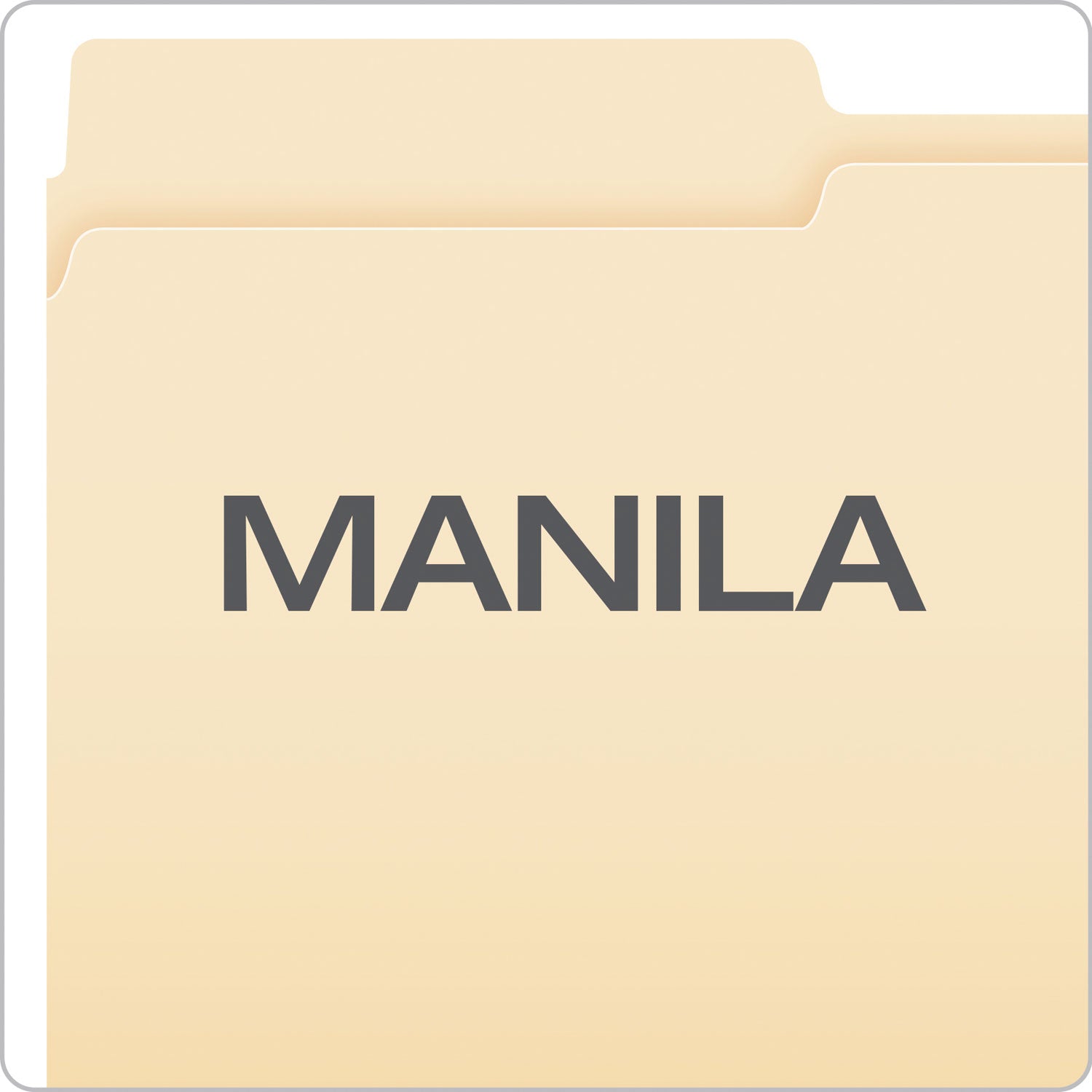 Manila File Folders, 1/2-Cut Tabs: Assorted, Letter Size, 0.75" Expansion, Manila, 100/Box - 