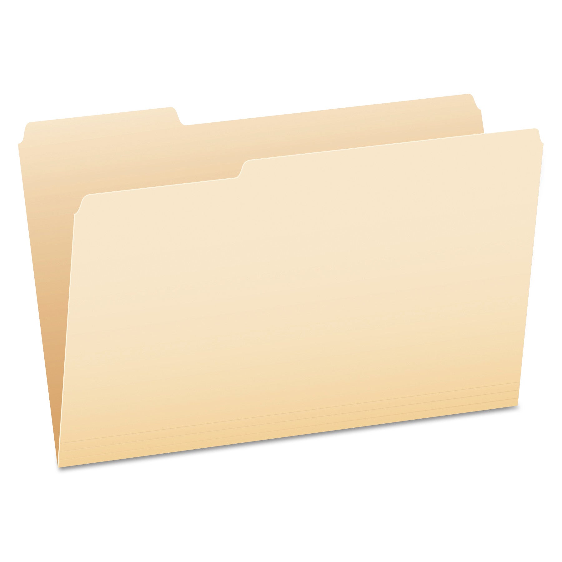 Manila File Folders, 1/3-Cut Tabs: Assorted, Legal Size, 0.75" Expansion, Manila, 100/Box - 