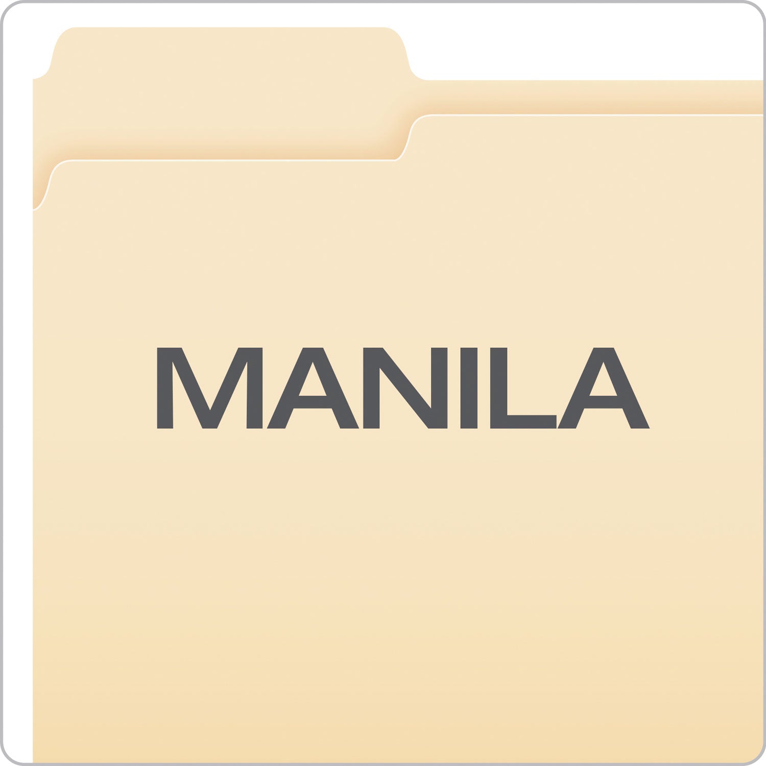 Manila File Folders, 1/3-Cut Tabs: Assorted, Letter Size, 0.75" Expansion, Manila, 100/Box - 