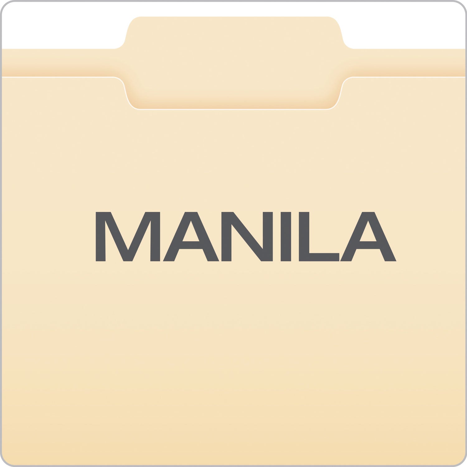 Manila File Folders, 1/3-Cut Tabs: Center Position, Letter Size, 0.75" Expansion, Manila, 100/Box - 