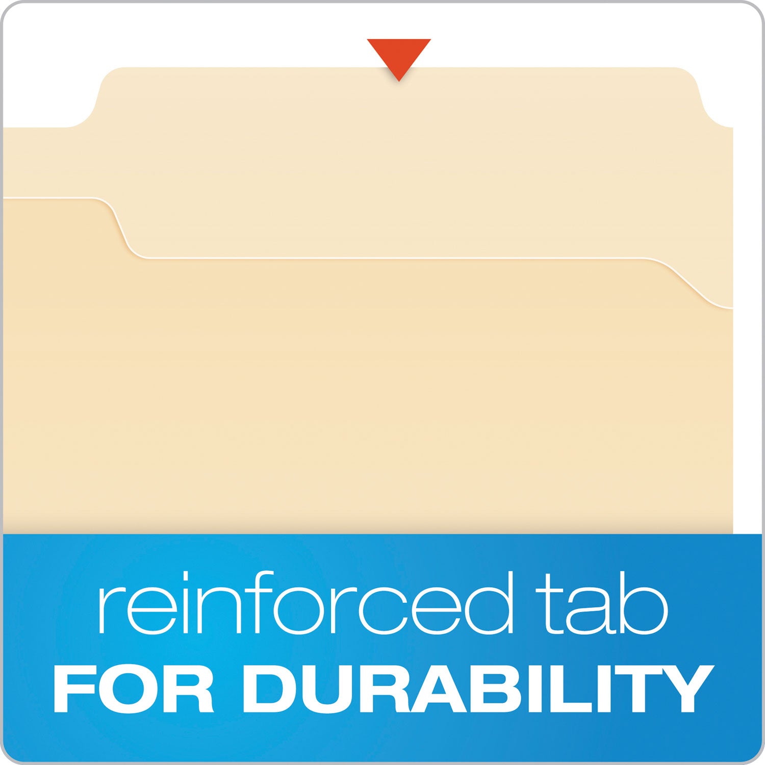 Manila Fastener Folders, 1/3-Cut Tabs, 2 Fasteners, Legal Size, Manila Exterior, 50/Box