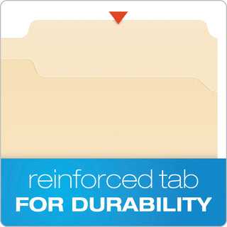 Manila Fastener Folders, 1/3-Cut Tabs, 2 Fasteners, Legal Size, Manila Exterior, 50/Box
