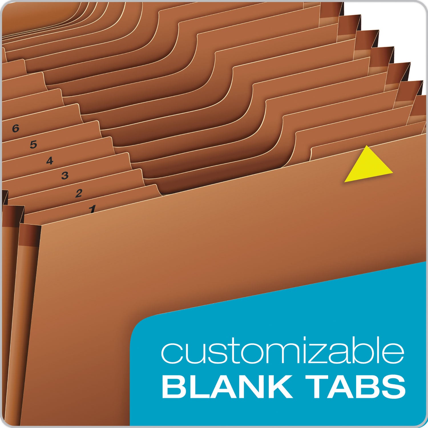 Heavy-Duty Open-Top Expanding Stadium File, 31 Sections, 1/3-Cut Tabs, Letter Size, Redrope