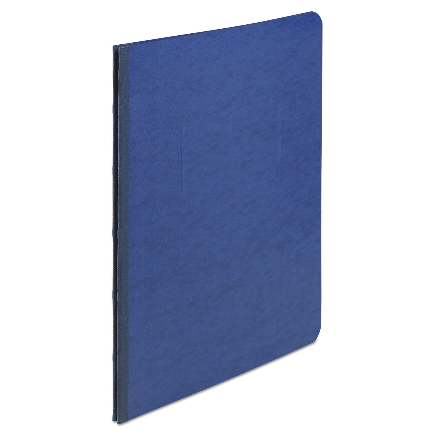 PRESSTEX Report Cover with Tyvek Reinforced Hinge, Side Bound, Two-Piece Prong Fastener, 3" Capacity, 8.5 x 11, Dark Blue - 