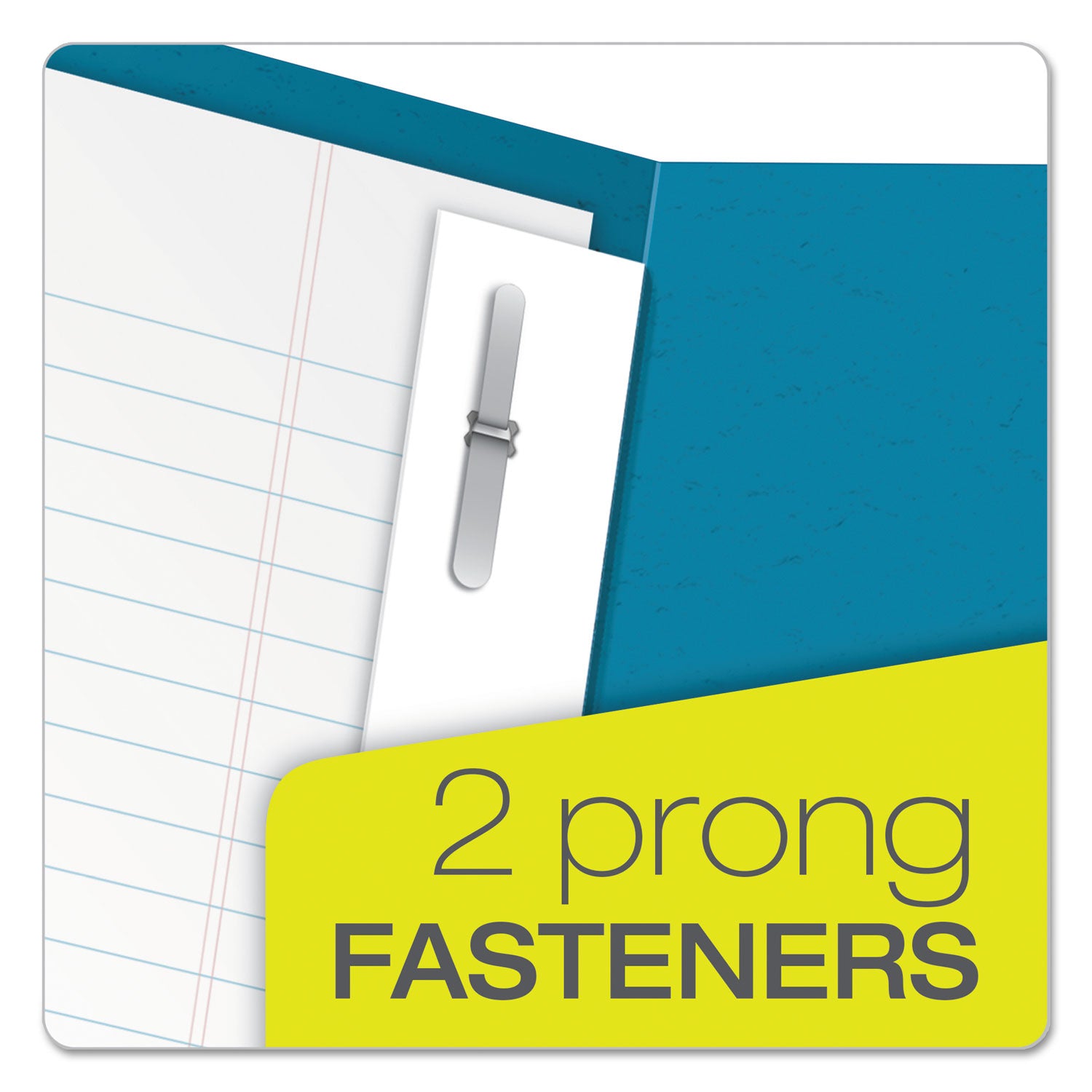 Twin-Pocket Folders with 3 Fasteners, 0.5" Capacity, 11 x 8.5, Assorted, 25/Box - 