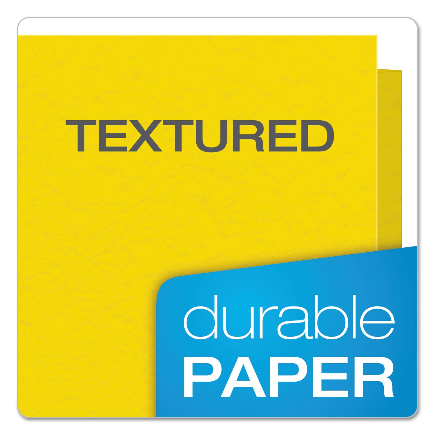 Colored File Folders, Straight Tabs, Letter Size, Blue/Light Blue, 100/Box - 