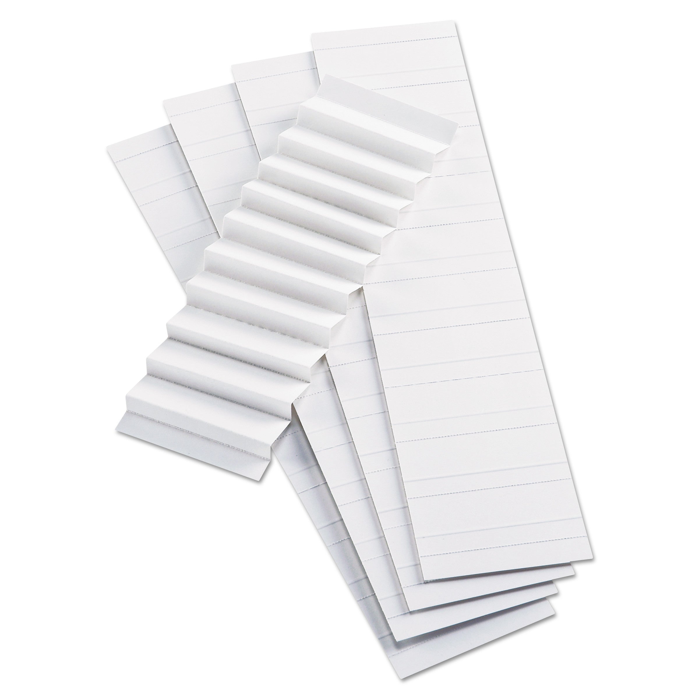 Blank Inserts For Hanging File Folders, Compatible with 42 Series Tabs, 1/5-Cut, White, 2" Wide, 100/Pack - 