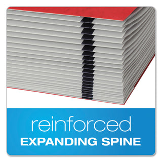 Expanding Desk File, 23 Dividers, Alpha Index, Letter Size, Red Cover - 