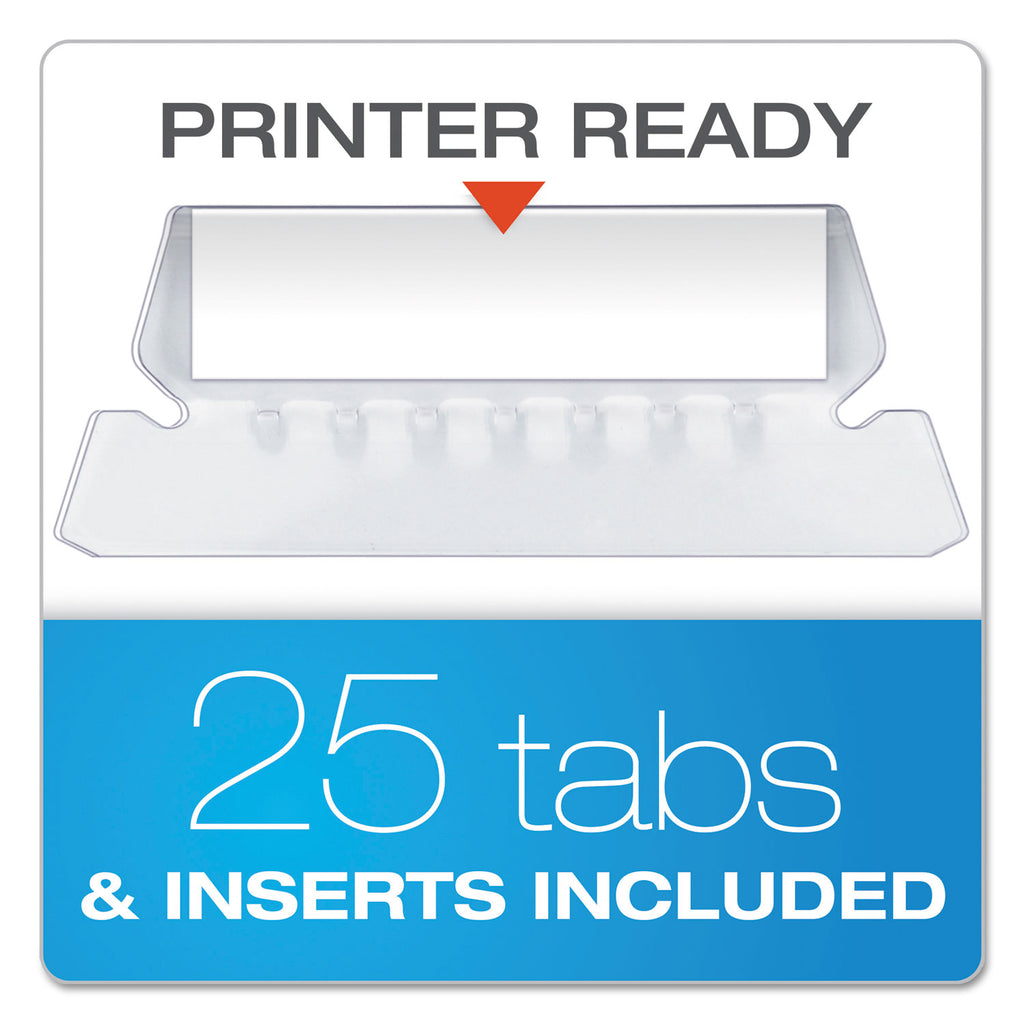 Colored Reinforced Hanging Folders, Letter Size, 1/5-Cut Tabs, Pink, 25/Box
