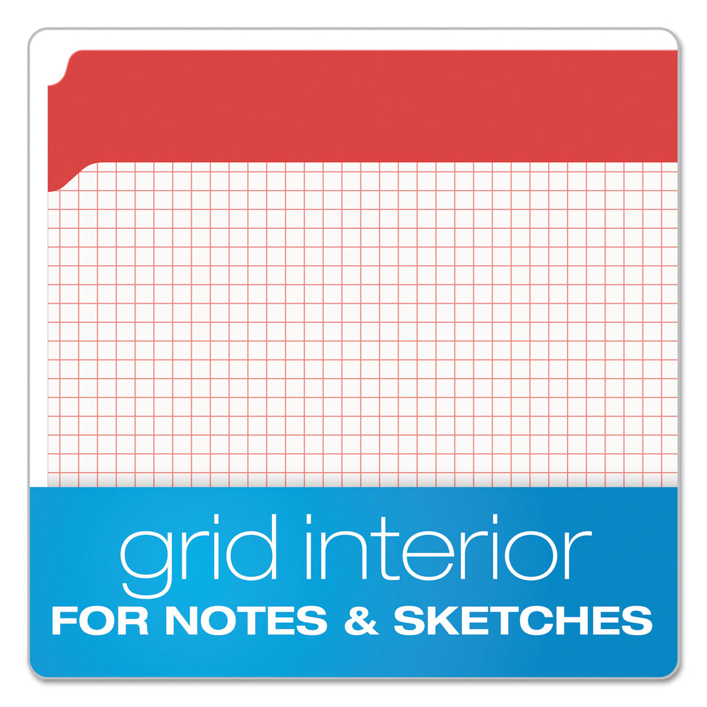 Double-Ply Reinforced Top Tab Colored File Folders, Straight Tabs, Letter Size, 0.75" Expansion, Red, 100/Box - 